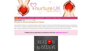Nurture UK Egg Donor Program