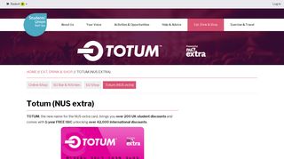 Totum (NUS extra) - Bath Spa Students' Union