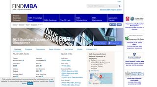 NUS Business School, National University of Singapore | FIND MBA