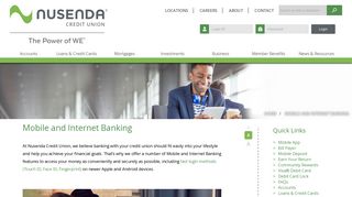 Mobile and Internet Banking - Nusenda Credit Union