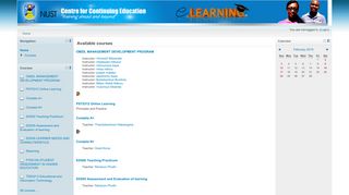 E-Learning - NUST CCE
