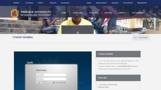 Student Webmail | Namibia University of Science and ... - NUST