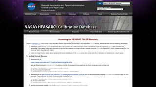 CALDB Remote Access - HEASARC - NASA