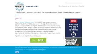 Join Us | National Union of Teachers - NUT