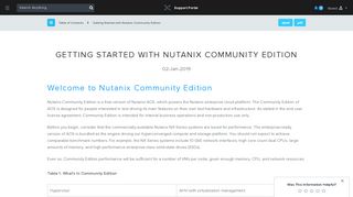 Getting Started with Nutanix Community Edition