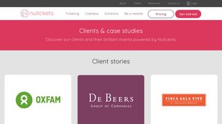 Clients & Case Studies | Nutickets
