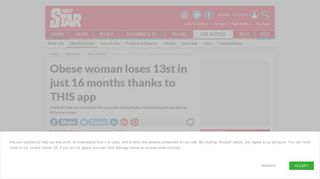 Woman reveals she ditched 13st in just 16 months thanks to this app ...