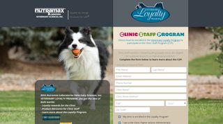 Clinic Staff Program: Nutramax Laboratories Veterinary Sciences, Inc.