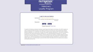 Nutramax Loyalty