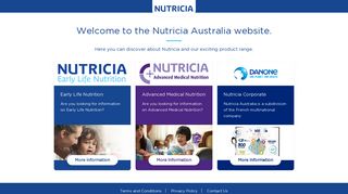 Nutricia Homepage
