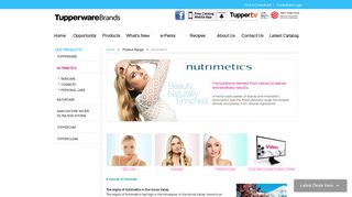 Nutrimetics - Tupperware Brands - Simply Good Living Solutions