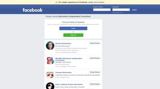 Nutrimetics Independent Consultant Profiles | Facebook