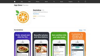 Nutrislice on the App Store - iTunes - Apple