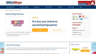 Nutty Bingo reviews, real player opinions and review ratings ...