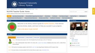 Home - NUVHS Teacher Guide - Research Guides at National University
