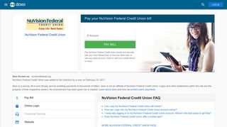 NuVision Federal Credit Union: Login, Bill Pay, Customer Service and ...