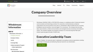 Company Overview | Windstream
