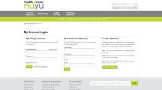 Nuyu - My Account Login - Health o meter® nuyu