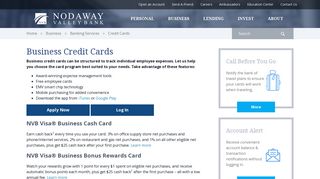 Credit Cards - Nodaway Valley Bank