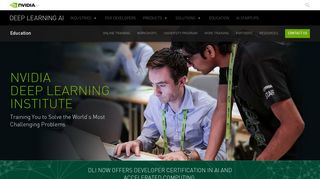 Classes, Workshops, Training | NVIDIA Deep Learning Institute