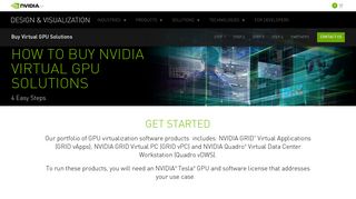 How to buy NVIDIA Virtual GPU Solutions | NVIDIA