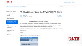 PT Cloud Setup: Using the NVMS7000 PC Client – LTSecurityinc.com