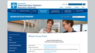 Patient Access Form - NVRH