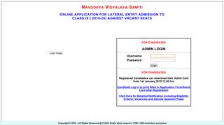 Welcome to Navodaya Vidyalaya Samiti