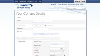 Register - SilverFlume Nevada's Business Portal to start/manage your ...