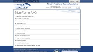 FAQ - SilverFlume Nevada's Business Portal to start/manage your ...