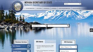Nevada Secretary of State : Home