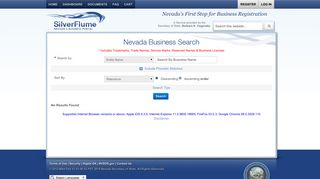 Nevada Business Search - SilverFlume Nevada's Business Portal to ...