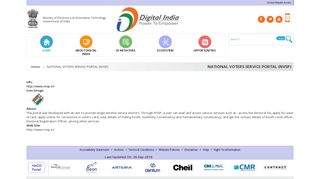 NATIONAL VOTERS SERVICE PORTAL (NVSP) | Digital India ...