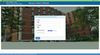 Login - ECI SVR - Service Voters' Portal