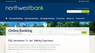 Online banking | Northwest Bank of Rockford