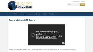 Teacher's Guide to MAP Reports – Independent School District 31