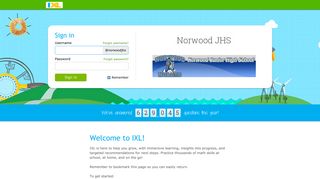 IXL - Norwood JHS