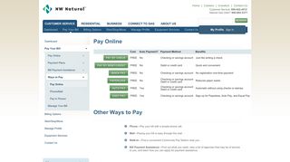 NWN | Pay Online - NW Natural
