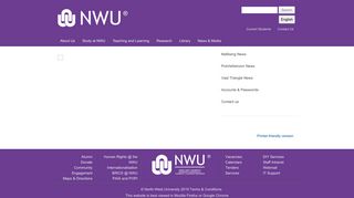 Efundi Homepage - NWU
