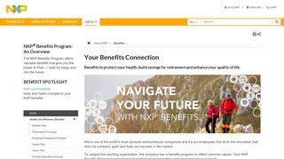 Your Benefits Connection|NXP - NXP Semiconductors