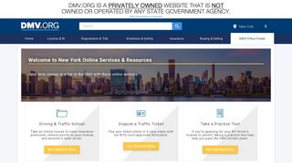 New York Online Driver & Vehicle Services | DMV.ORG