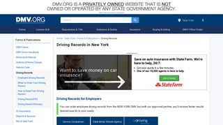 New York Driving Records | DMV.ORG
