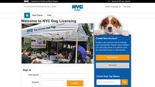 Home - NYC Dog Licensing - NYC.gov