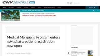 Medical Marijuana Program enters next phase, patient registration ...