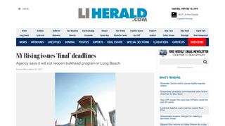 NY Rising issues 'final' deadlines | Herald Community Newspapers ...