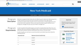 New York Medicaid | Benefits.gov