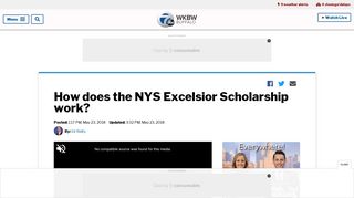 How does the NYS Excelsior Scholarship work? - WKBW