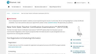 York State Teacher Certification Examinations (NYSTCE) :: Pearson ...