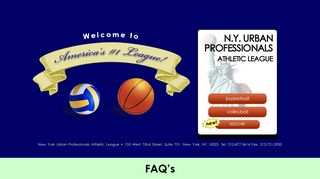 NY Urban - #1 NYC Basketball League & NYC Volleyball League.