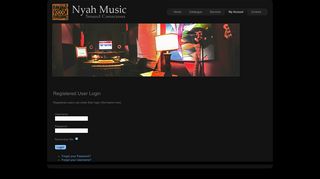 Login - Nyah Music